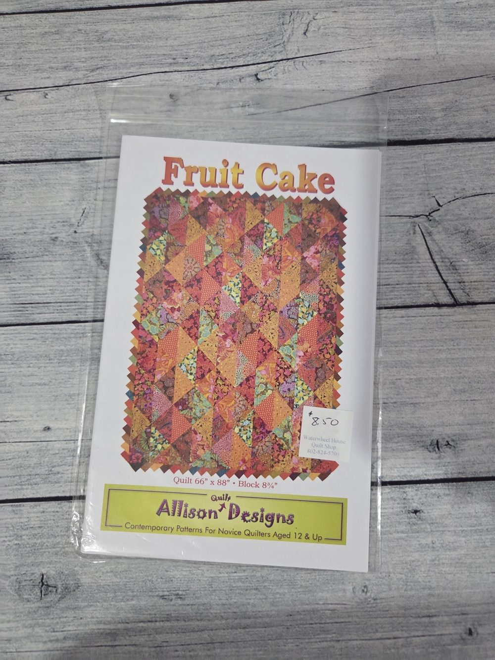 Alice Quilt Designs Quilting Pattern Fruit Cake